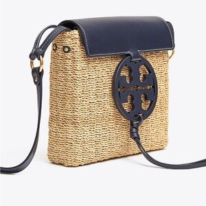 Tory Burch Midnight/Straw Miller Crossbody